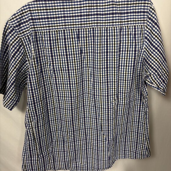 Paper Denim & Cloth Men's L‎ Gingham Short Sleeve Button Up Shirt - Picture 4 of 5